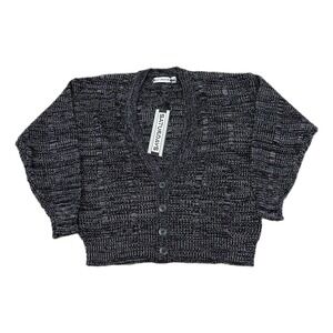Saturdays Sweater Mens S Cardigan Chunky Knit‎ Grandpa Retro 90s Vintage